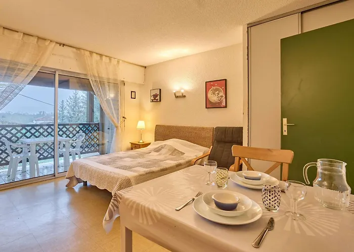 T1 Lumineux Avec Balcon Et Wifi A Barbotan, Animaux Admis - Fr-1-841-19 * バルボタン・レ・テルム