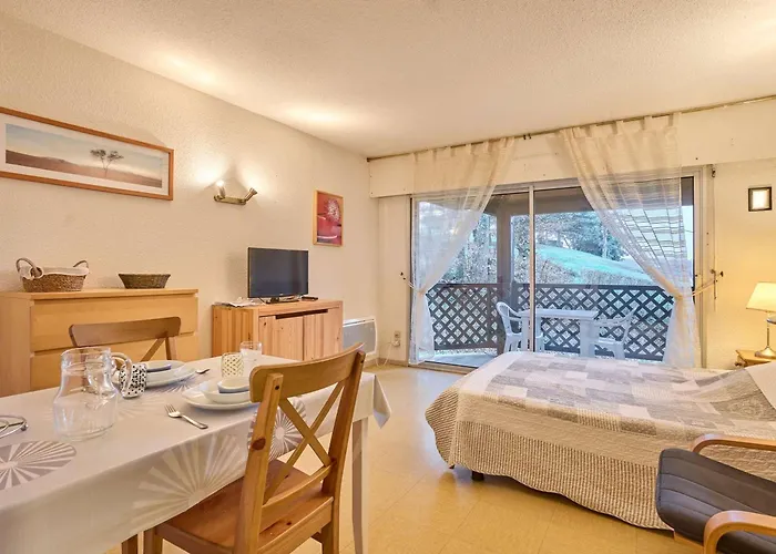 T1 Lumineux Avec Balcon Et Wifi A Barbotan, Animaux Admis - Fr-1-841-19 * バルボタン・レ・テルム