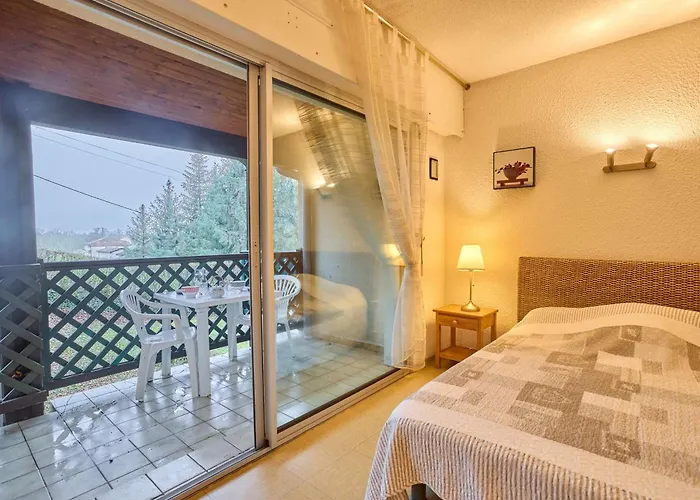 Apartment T1 Lumineux Avec Balcon Et Wifi A Barbotan, Animaux Admis - Fr-1-841-19